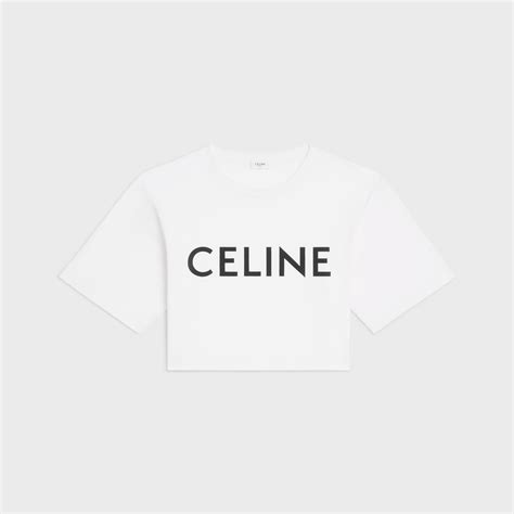 celine cropped t shirt.